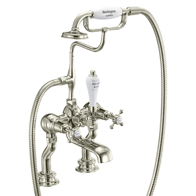 Claremont Regent bath shower mixer - deck mounted